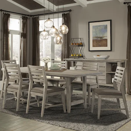 7 PC Table & Chair Set